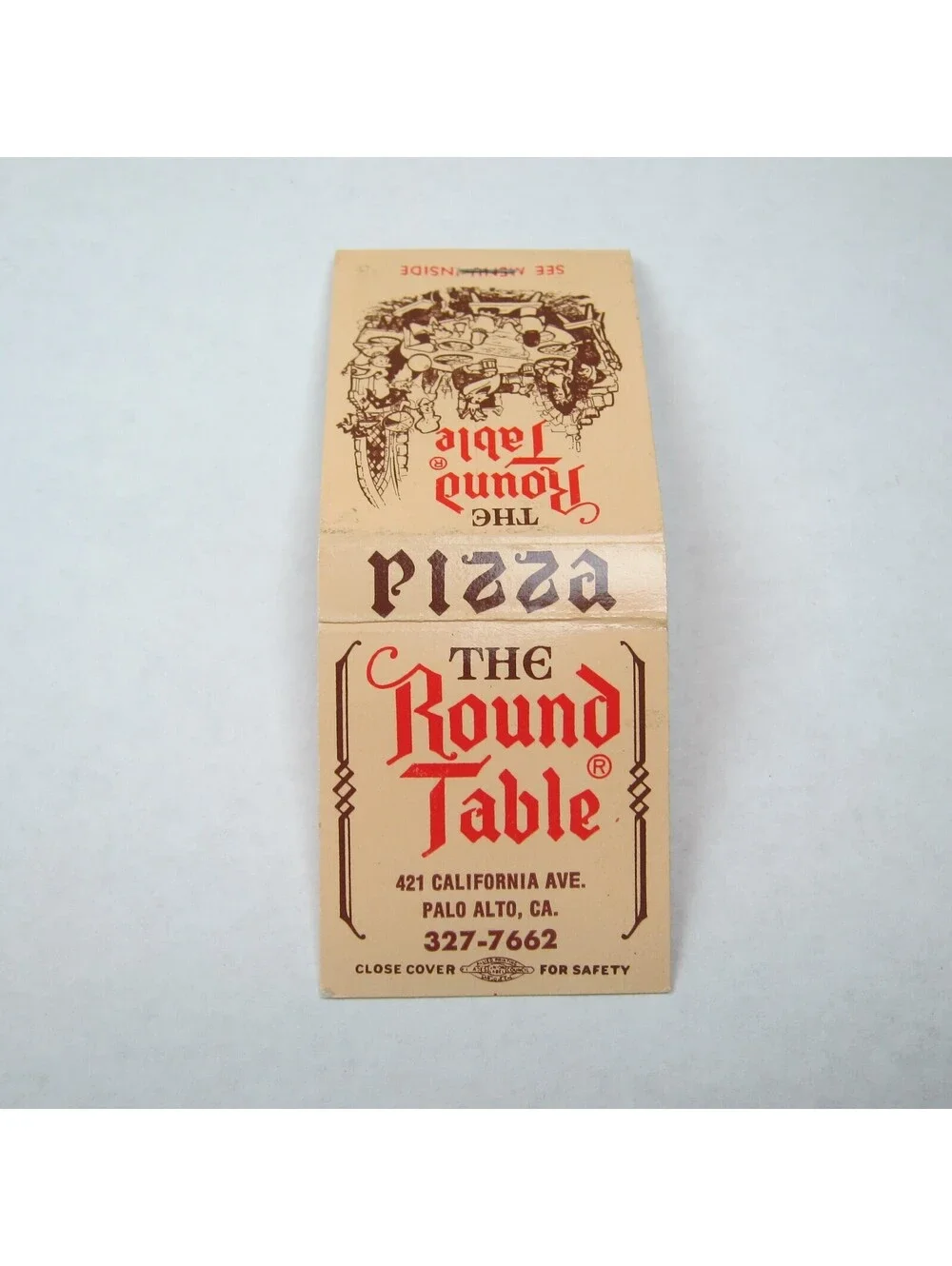 4 Matchbook Covers Consuelo's The Round Table The Broken Egg Jim & Jo's Foods CA